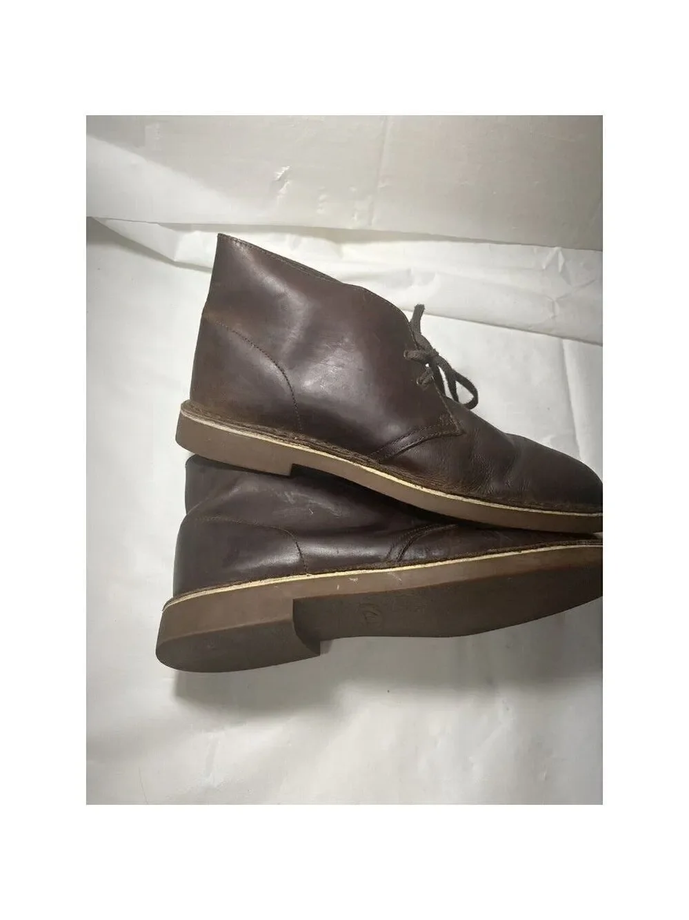 Clarks Men's Bushacre 2 Boot Chukka Desert brown leather 11.5